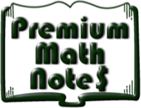 Premium Math Notes